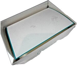 Crane & Co. Blue Hand Bordered Ecru 14 Note Cards 14 Envelopes CN1911 Quiet Lux.